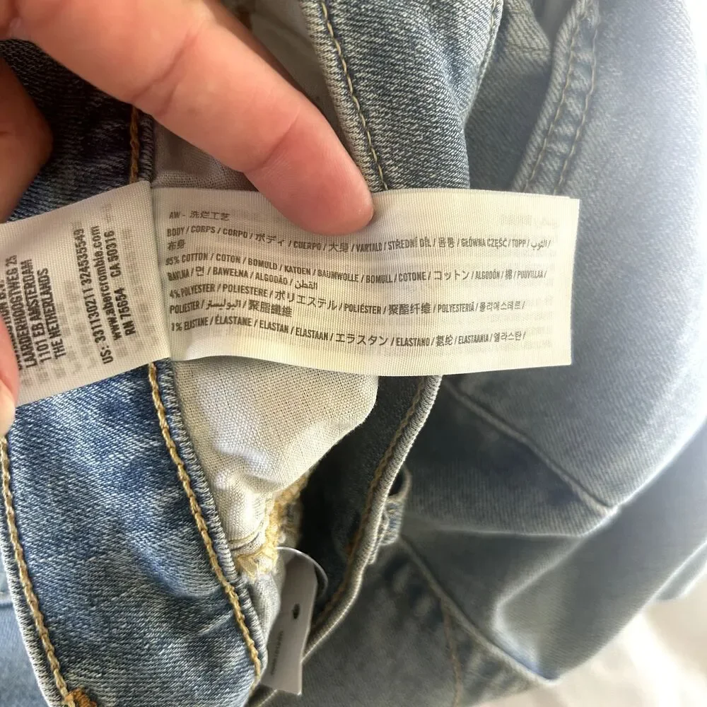 New HOLLISTER Jeans‎ Mens 29W x 32L Skinny Epic Flex Blue Stretch Classic Modern